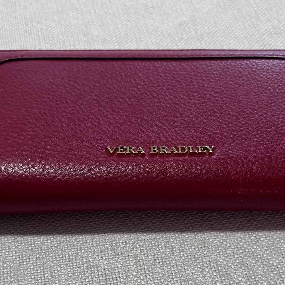Vera Bradley Red Leather Wallet - Picture 2 of 6